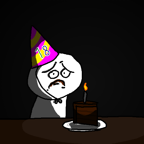 A quick peice of art to commemorate my 18th birthday.